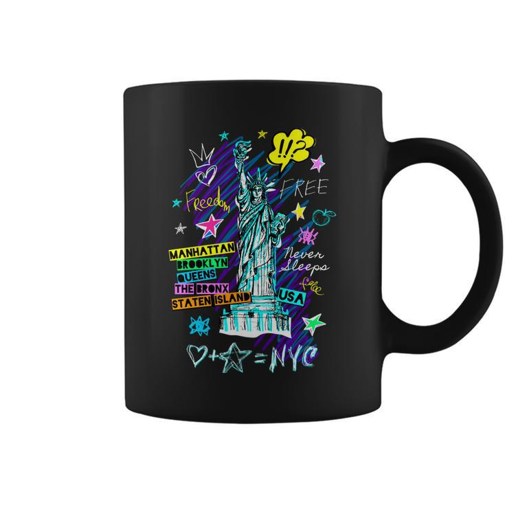Statue Of Liberty Cities Of New York Coffee Mug