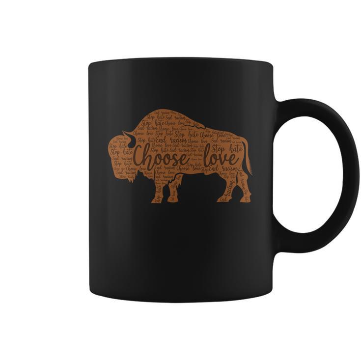 Stop Hate End Racism Choose Love Gift Pray For Buffalo Strong Gift V3 Coffee Mug