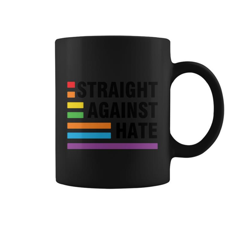 Straight Against Hate Pride Month Lbgt Coffee Mug