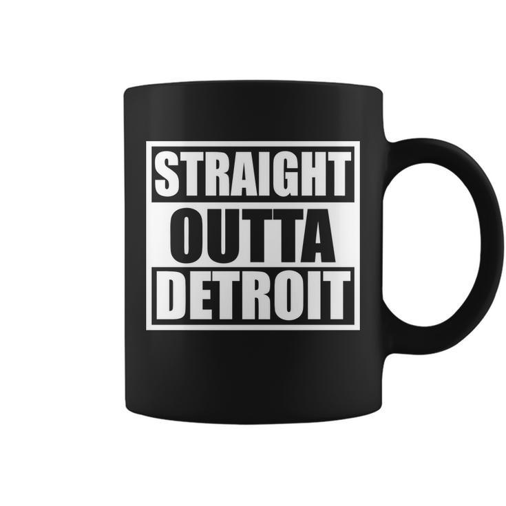 Striaght Outta Detroit Michigan Tshirt Coffee Mug