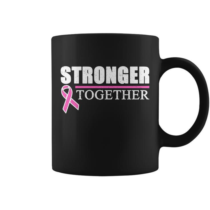 Stronger Together Breast Cancer Awareness Tshirt Coffee Mug