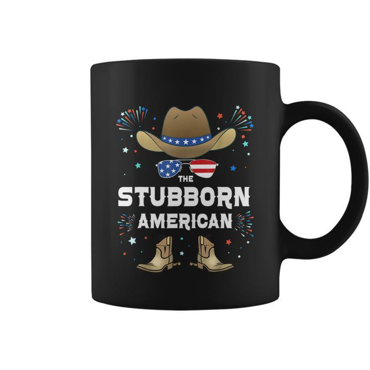 Stubborn American Matching Family Group 4Th Of July Funny Coffee Mug