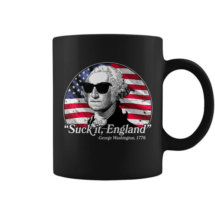 Suck It England George Washington 1776 Tshirt Coffee Mug