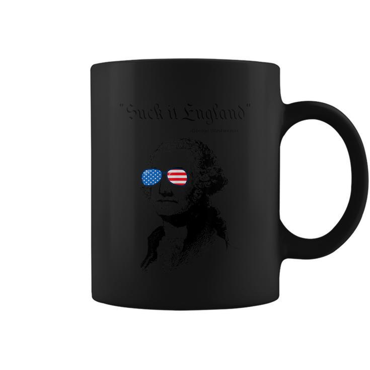 Suck It England Washington Funny 4Th Of July Usa Flag Coffee Mug