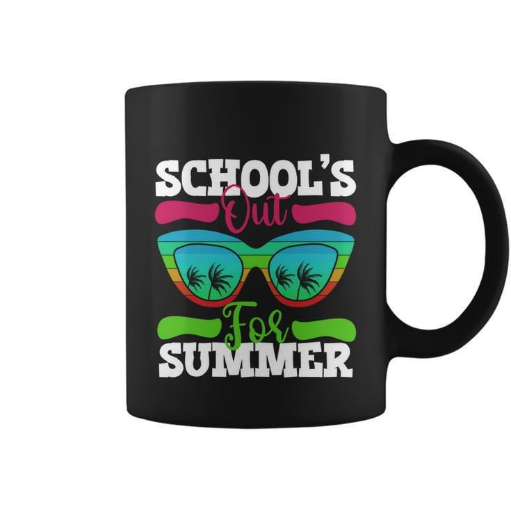 Summer Break 2022 Retro Summer Break Schools Out For Summer Cool Gift Coffee Mug