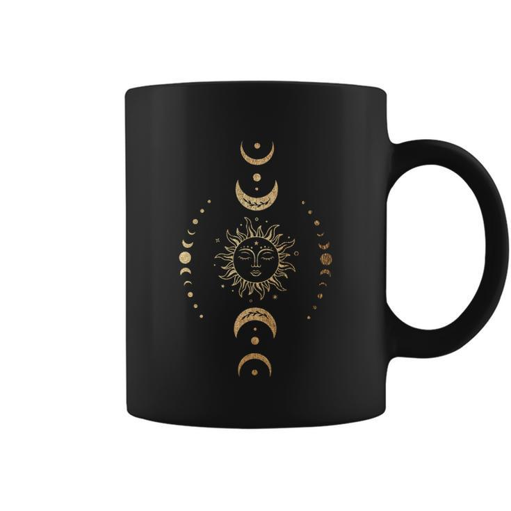 Sun And Moon Boho Celestial Tshirt Coffee Mug