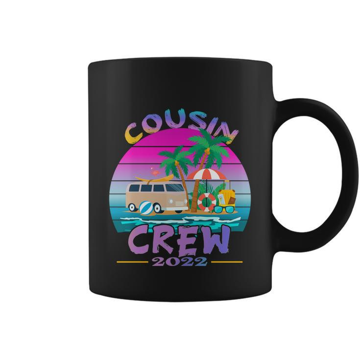 Sunset Cousin Crew Vacation 2022 Beach Cruise Family Reunion Cute Gift Coffee Mug