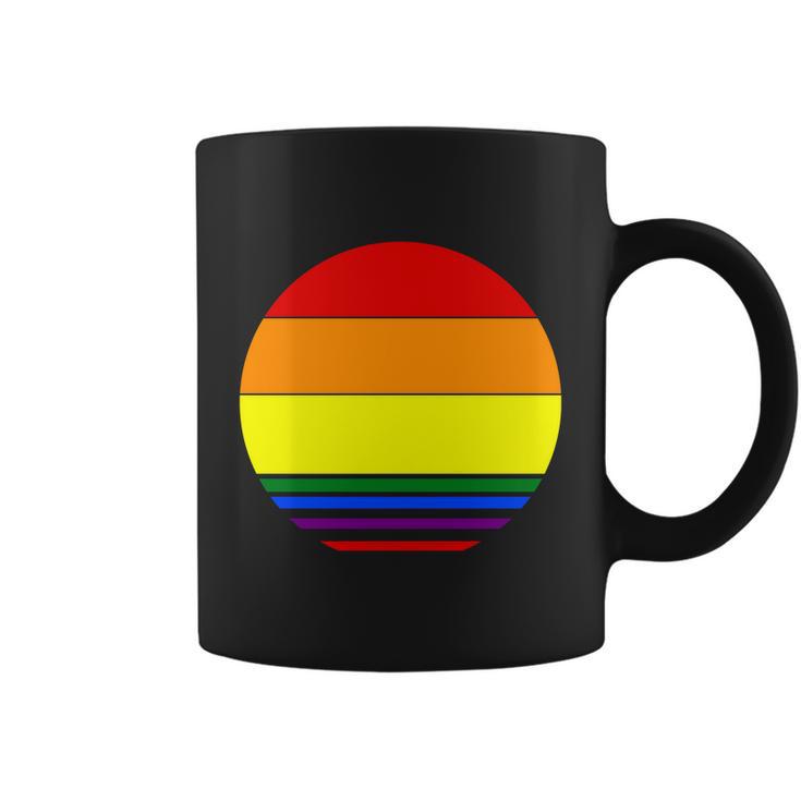 Sunset Lgbt Gay Pride Lesbian Bisexual Ally Quote V3 Coffee Mug