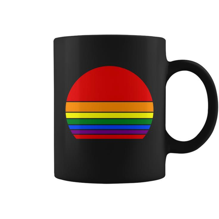 Sunset Lgbt Gay Pride Lesbian Bisexual Ally Quote V5 Coffee Mug