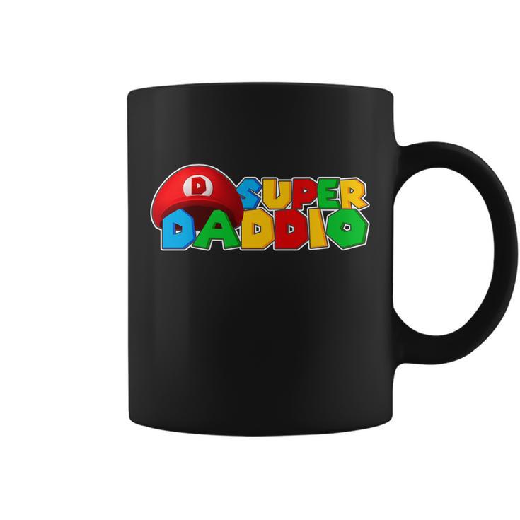 Super Daddio Gamer Dad Tshirt Coffee Mug