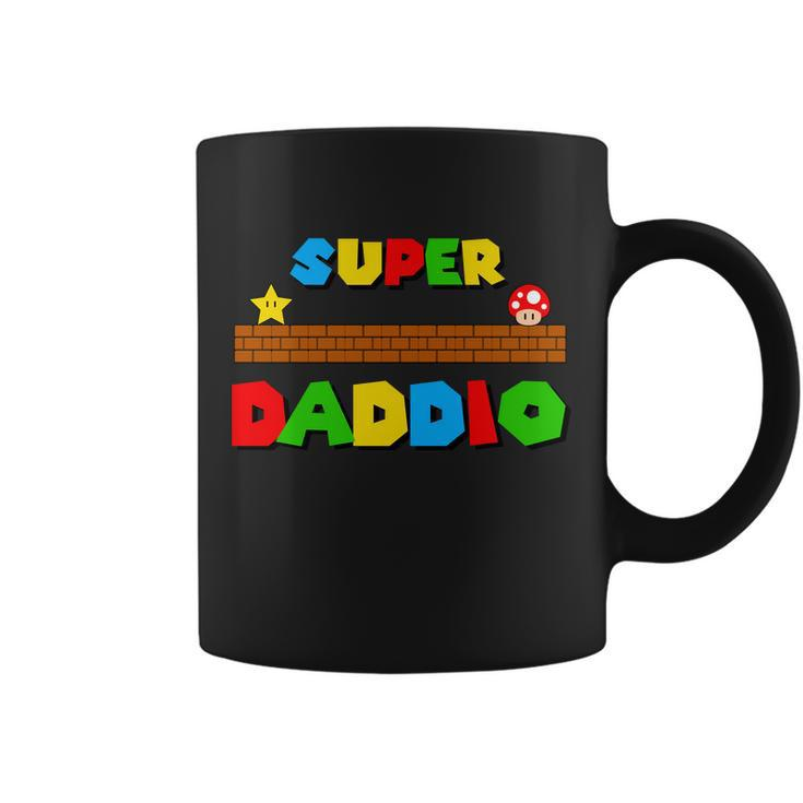 Super Daddio Retro Video Game Tshirt Coffee Mug
