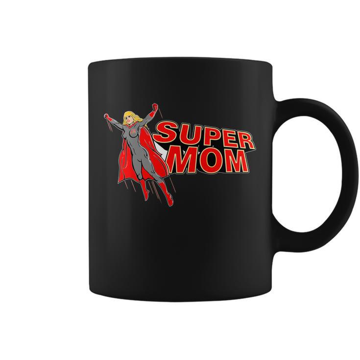 Super Mom Figure T-Shirt Graphic Design Printed Casual Daily Basic Coffee Mug