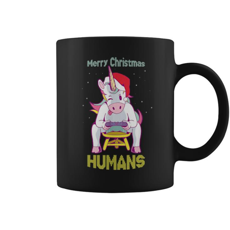 Super Xmas Unicorn Gamer Merry Xmas Coffee Mug