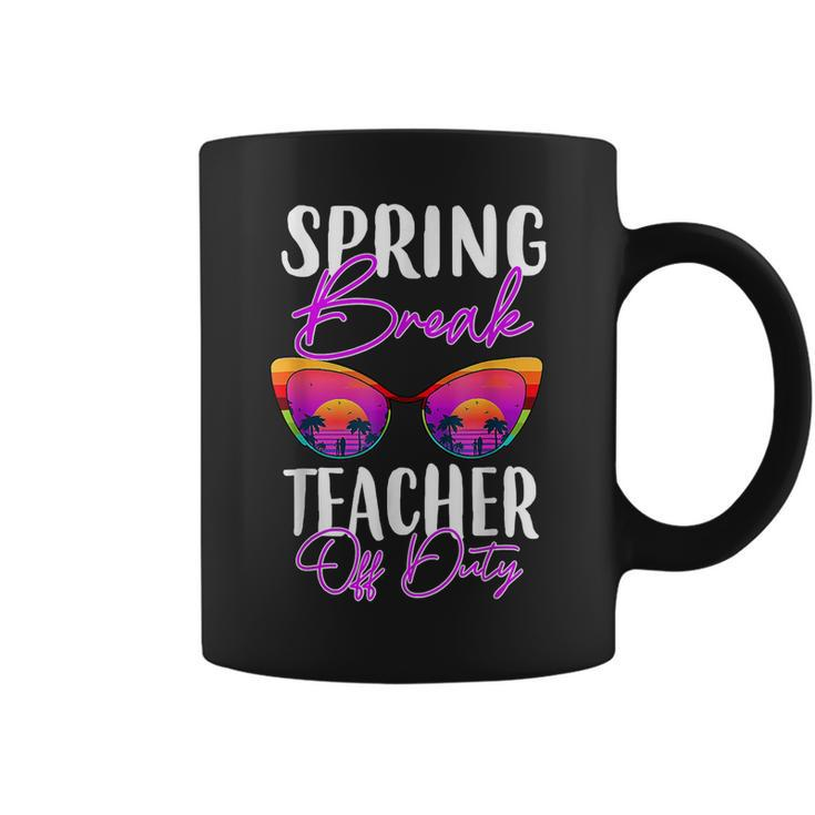 Teacher Relax Spring Beach Off Duty Break Beach Lover V2 Coffee Mug