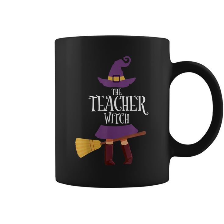 Teacher Witch Matching Halloween Pajamas Family Teaching  Coffee Mug