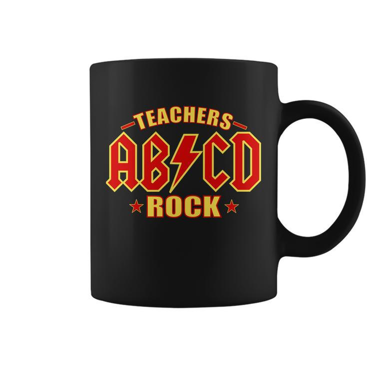 Teachers Rock Ab V Cd Abcd Coffee Mug