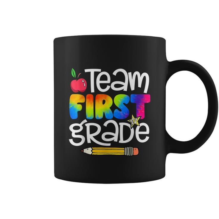 Team First Grade Tie Dye Back To School Coffee Mug