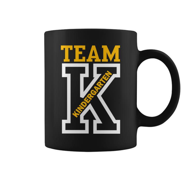 Team Kindergarten Teacher Logo Tshirt Coffee Mug