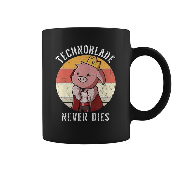 Technoblade Pig Rip Technoblade Agro Technoblade Never Dies Gift Coffee Mug