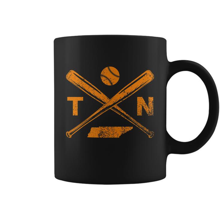 Tennessee Baseball Bats & Ball Classic Baseball Player Tshirt Coffee Mug