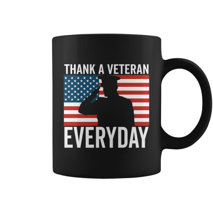 Thank A Veteran Everyday Memorial Day Veterans Day Flag Gift Coffee Mug