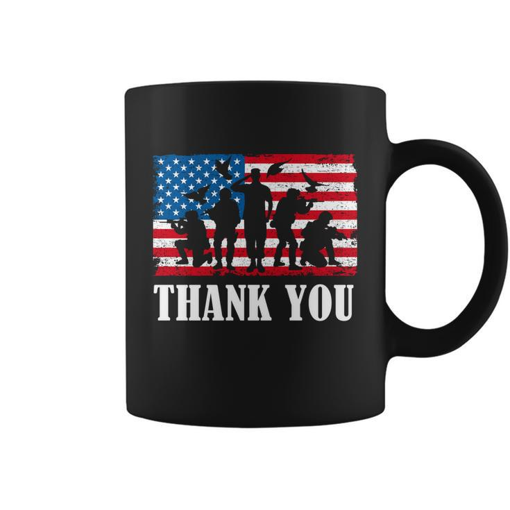 Thank You Army Memorial Day Partiotic Military Veteran Gift Coffee Mug