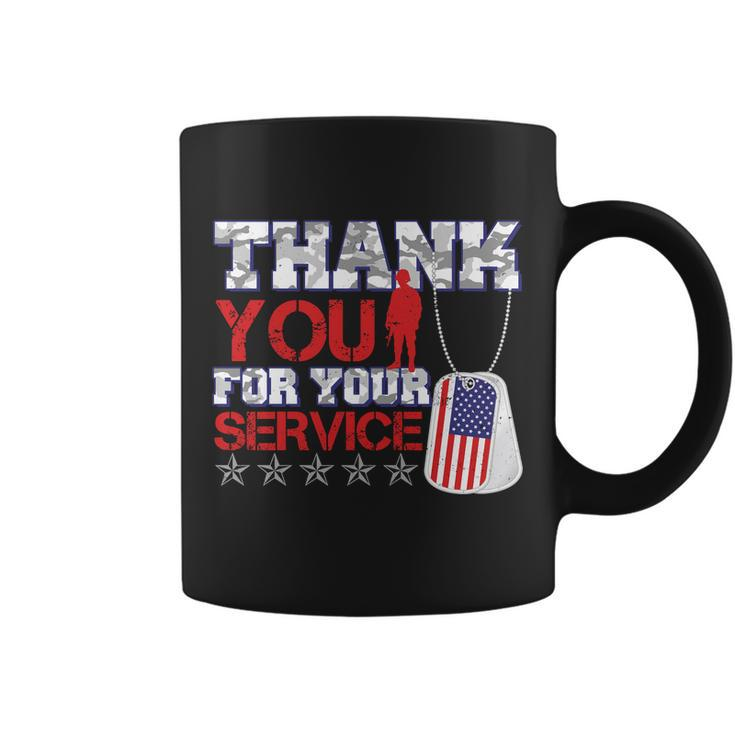 Thank You For Your Service Veterans Day Coffee Mug