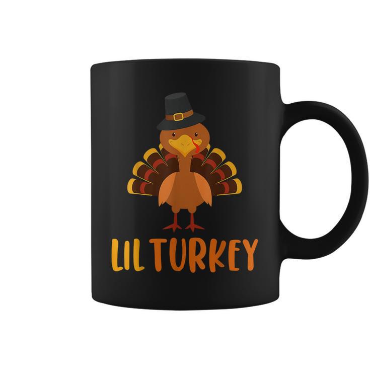 Thanksgiving Kids Cute Lil Turkey Toddler Boys Thanksgiving  Coffee Mug