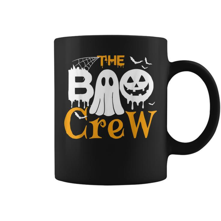 The Boo Crew  - Scary Cute Ghost Pumpkin Halloween  Coffee Mug