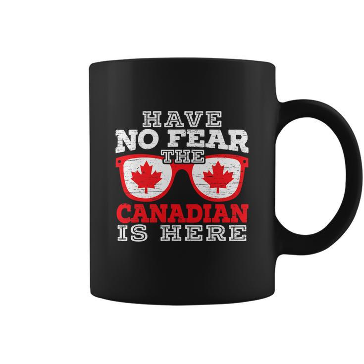 The Canadian Is Here Funny Canada Day Maple Leaf Proud Coffee Mug