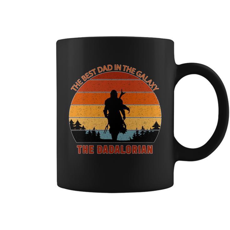 The Dadalorian Best Dad In The Galaxy Retro Vintage Coffee Mug