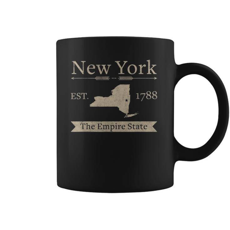 The Empire State &8211 New York Home State Coffee Mug