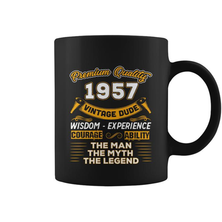 The Man Myth Legend 1957 65Th Birthday Gift For 65 Years Old Gift Coffee Mug