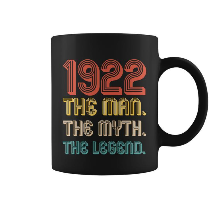 The Man The Myth The Legend 1922 100Th Birthday Coffee Mug