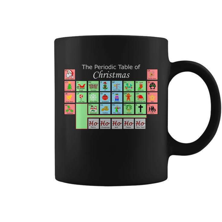 The Periodic Table Of Christmas Elements Tshirt Coffee Mug