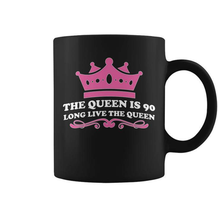 The Queen Is 90 Funny 90Th Birthday Coffee Mug