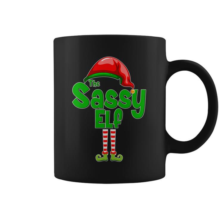 The Sassy Elf Christmas Coffee Mug