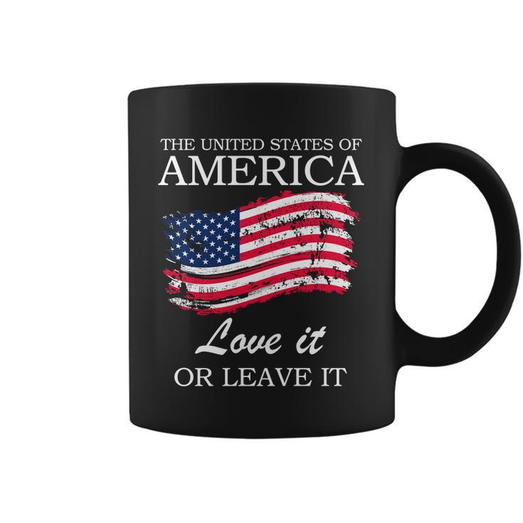 The Usa Love It Or Leave It Coffee Mug