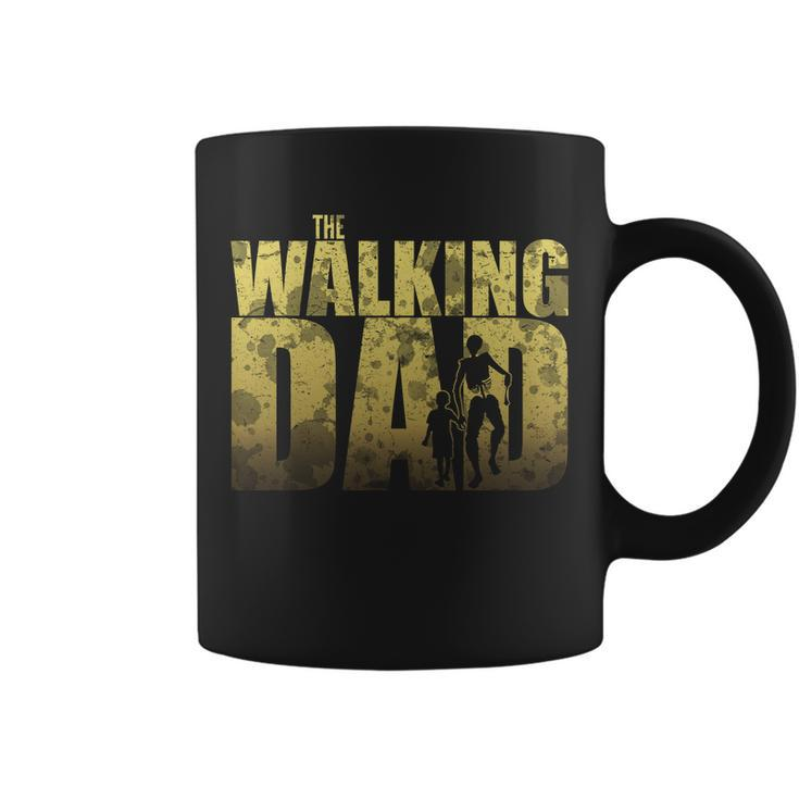 The Walking Dad Gold Logo Tshirt Coffee Mug