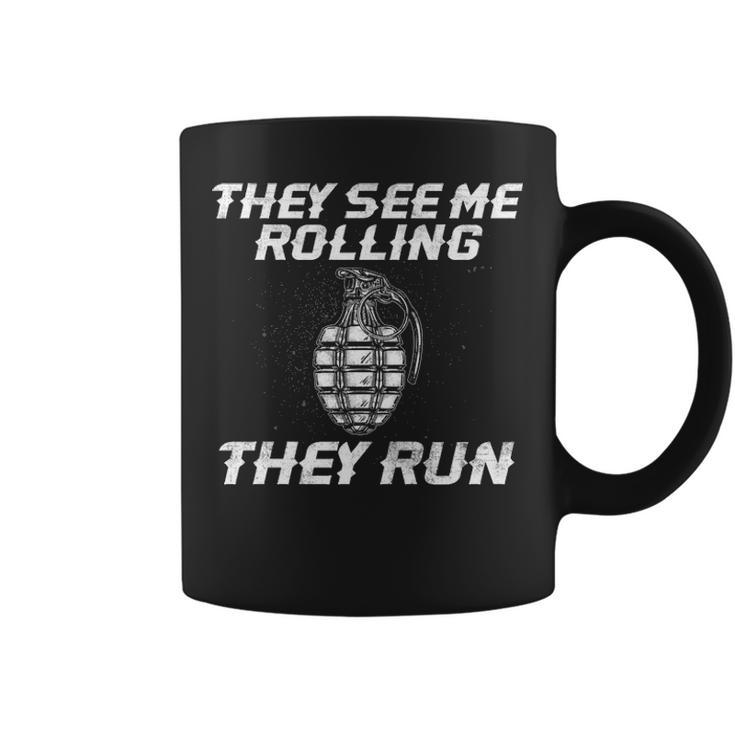 They See Me Rolling Coffee Mug