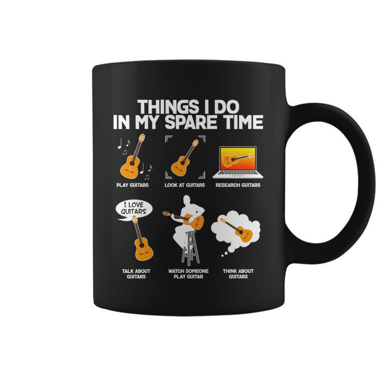Things I Do In My Spare Time Guitar Fan Tshirt Coffee Mug