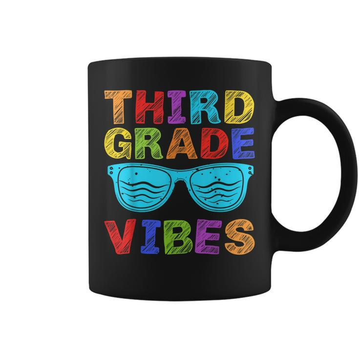 Third Grade Vibes First Day Of 3Rd Grade Kids Back To School  Coffee Mug