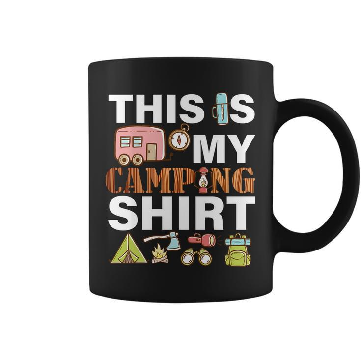 This Is My Camping Funny Tshirt Coffee Mug