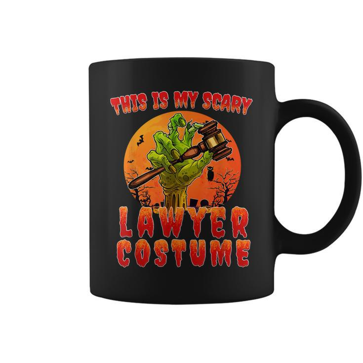 This Is My Scary Lawyer Costume Zombie Spooky Halloween  Coffee Mug