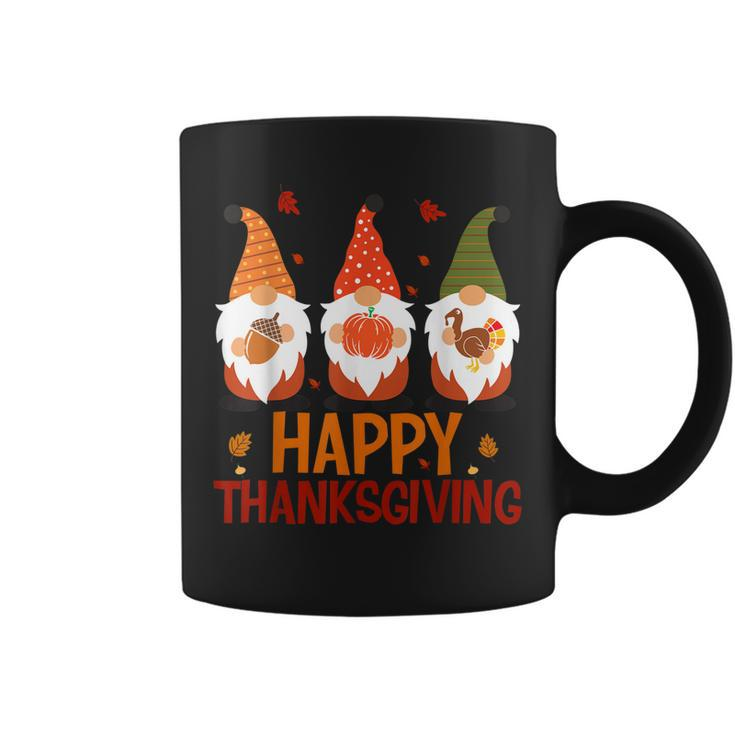 Three Gnomes Happy Thanksgiving Autumn Fall Pumpkin Spice  V2 Coffee Mug