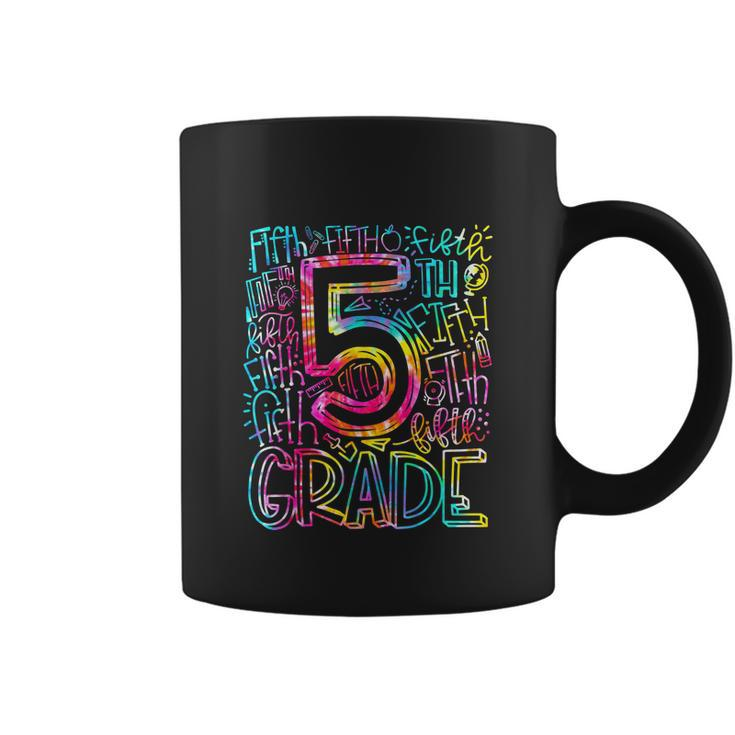 Tie Dye Fifth 5Th Grade Teacher Student Back To School Coffee Mug