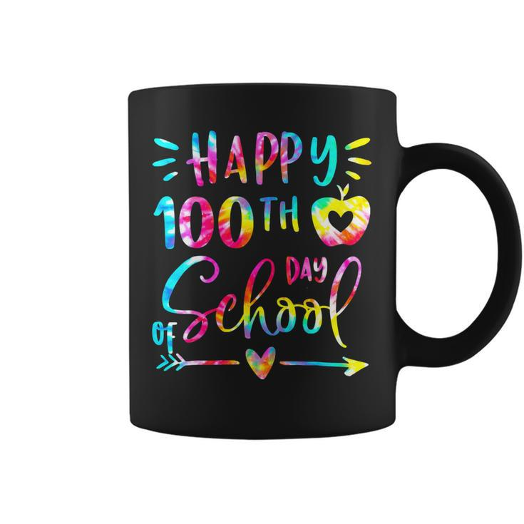 Tie Dye Happy 100Th Day Of School Teacher Student 100 Days V2 Coffee Mug