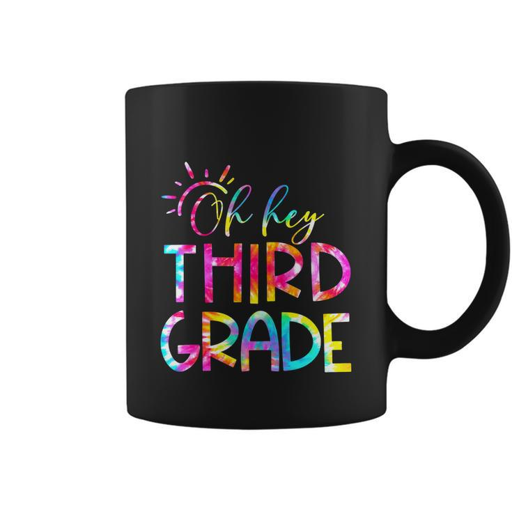 Tie Dye Hello 3Rd Third Grade Teacher Coffee Mug