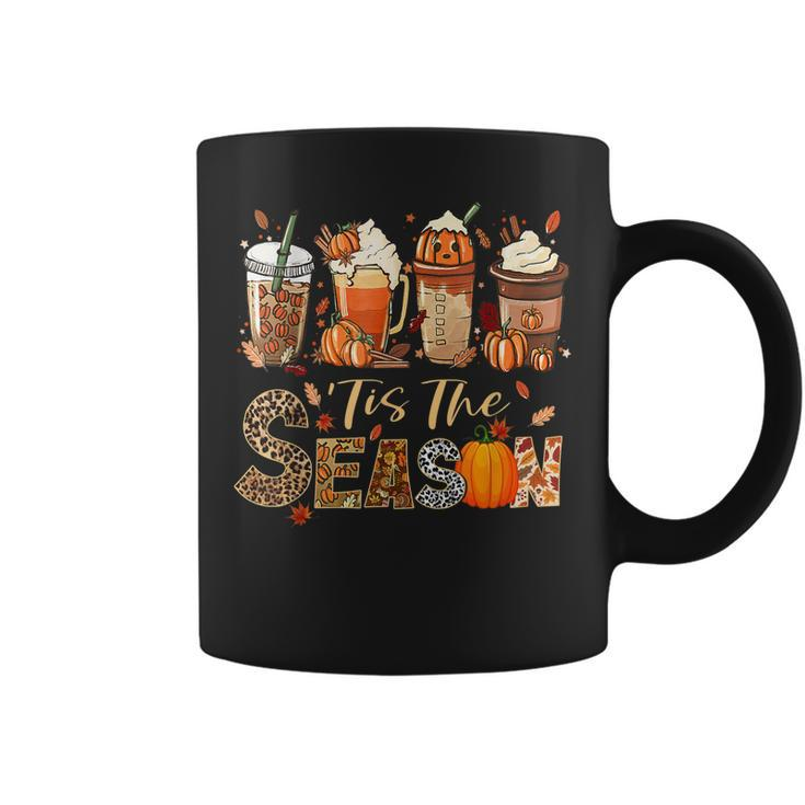 Tis The Season Pumpkin Spice Coffee Fall Autumn Thanksgiving  Coffee Mug