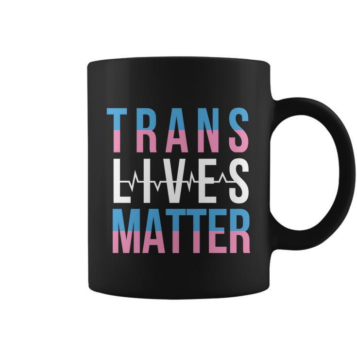 Trans Lives Matter Lgbtq Graphic Pride Month Lbgt Coffee Mug